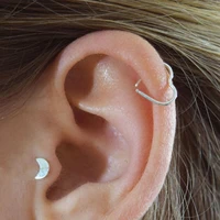 domino handmade tiny heart helix cartilage earring cuff cartilage heart hoop earrings heart design cartilage hoop earrings