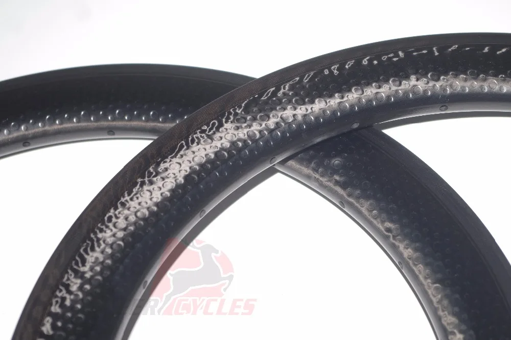 УГЛЕРОДНЫЙ клинчерный обод Dimpled для BMX Racing 330 г 45 мм x 25 20 дюймов 451 дюйма колеса