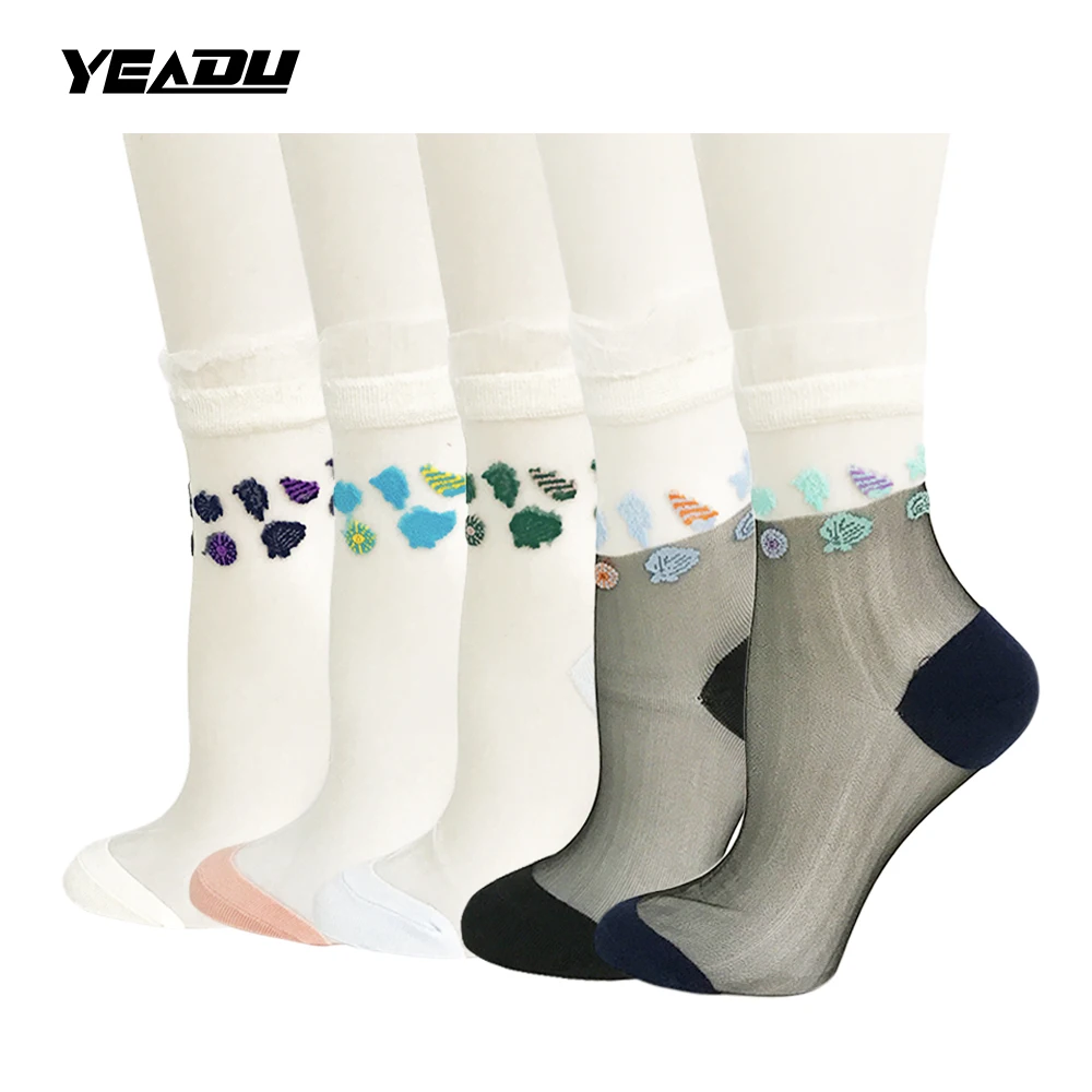 2017 летние новые красочные прозрачные красивые Кристальные кружевные эластичные