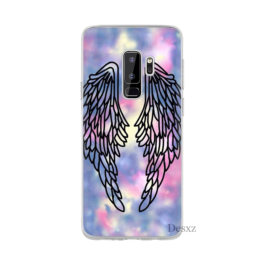 Чехол для мобильного телефона Desxz Angel Wings Жесткий ПК Samsung Galaxy J1 J2 J3 J5 Prime J6 J7 защитный