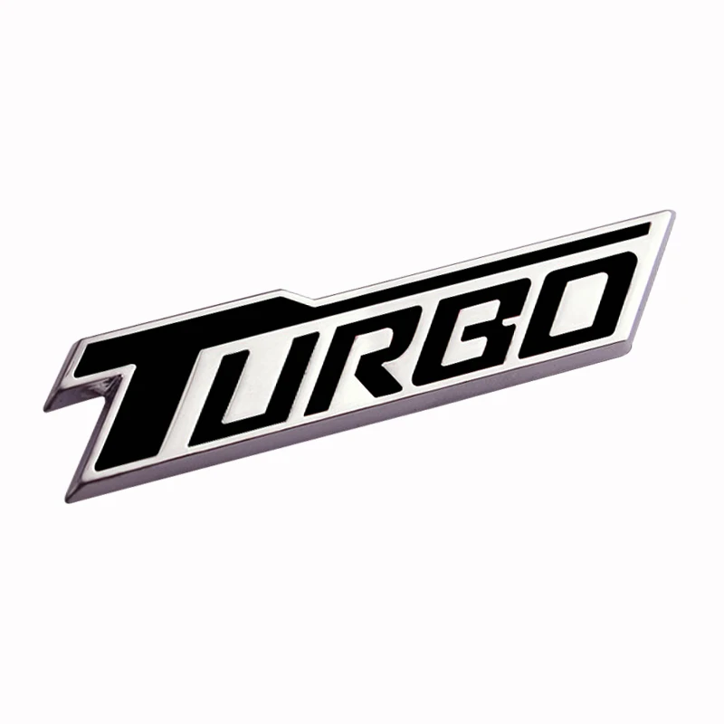 10X Turbo Металл 3D стерео автомобиля наклейки стикер изменение автомобилей Хвост