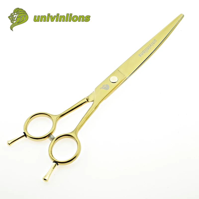7 &quotЗолотые изогнутые ножницы для груминга домашних животных стрижки собак и