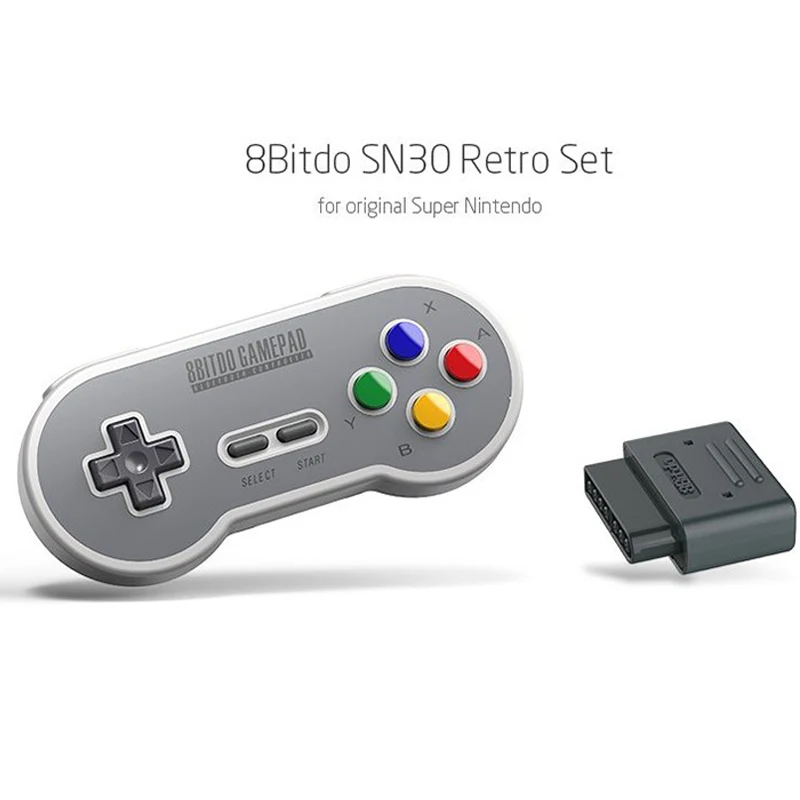 8Bitdo SN30 ретро набор Bluetooth контроллер геймпад с Bluetooth Reciver адаптер для nintendo SNES SF-C для Andriod Mac r30