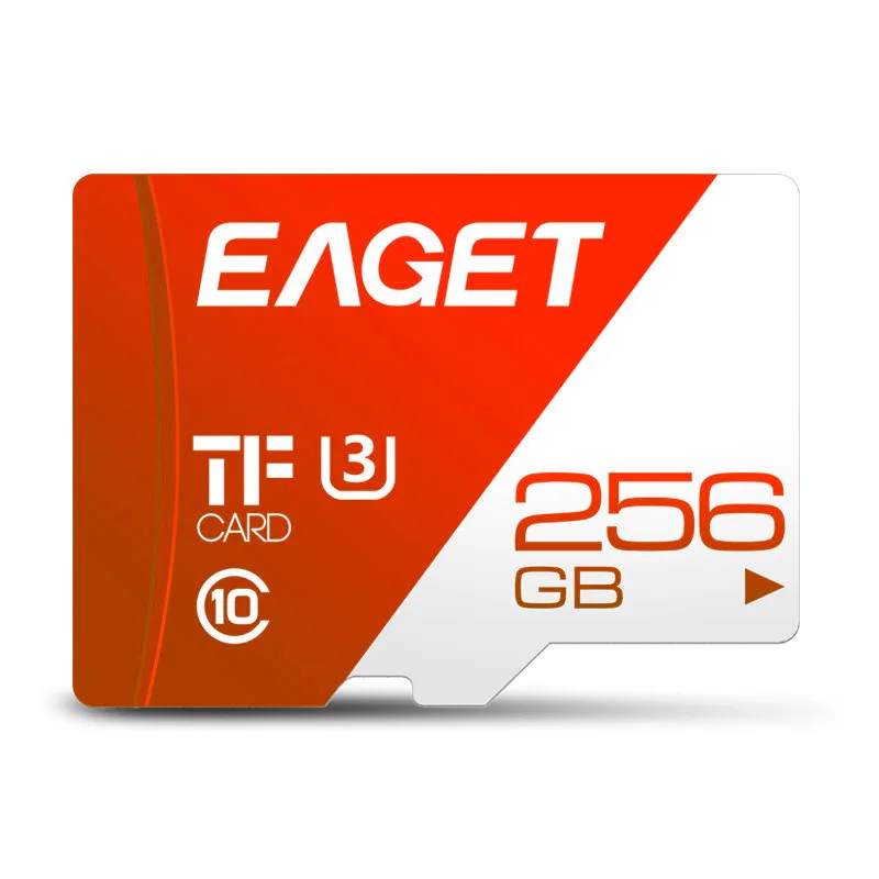 EAGET T1 Micro SD карта 16 Гб/32 ГБ/64 Гб/128 ГБ/256 ГБ класс 10 TF карта памяти Высокоскоростная флеш-карта для телефонов и планшетов