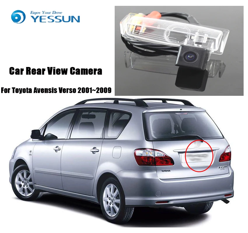 YESSUN для Toyota Avensis Verso 2001 ~ 2009 Автомобильная камера заднего вида парковки
