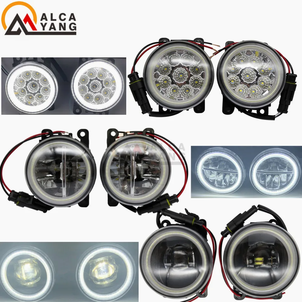Ангел глаз для peugeot 207 307 407 607 3008 SW cc VAN 2000-2013 Стильные Автомобильные фары дневного света DRL Установите противотуманные фары