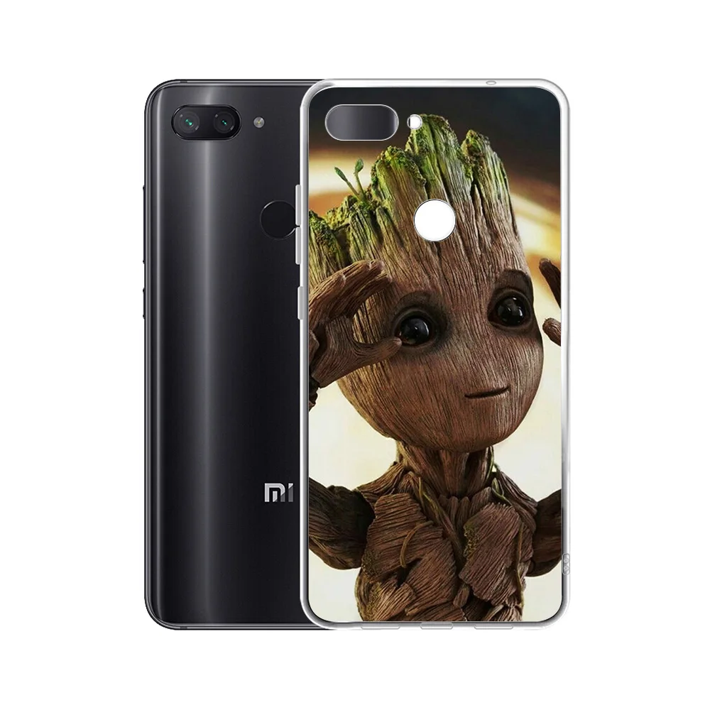 Мягкий силиконовый чехол для телефона IYICAO Baby Groot Marvel Xiaomi Mi 9 8 SE 6 A1 A2 Lite F1 MIX2S MIX3 из