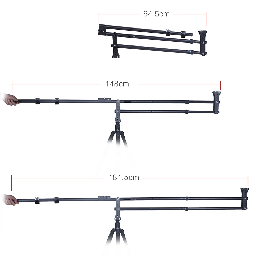 Складная раздвижная мини камера Manbily 6 0 фута маленькая портативная DSLR кран Клинок