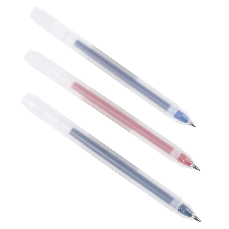 New Basic liner roller ball pen for writing signature 0.38mm ballpoint gel ink 3 color pens Office tools School supplies | Канцтовары