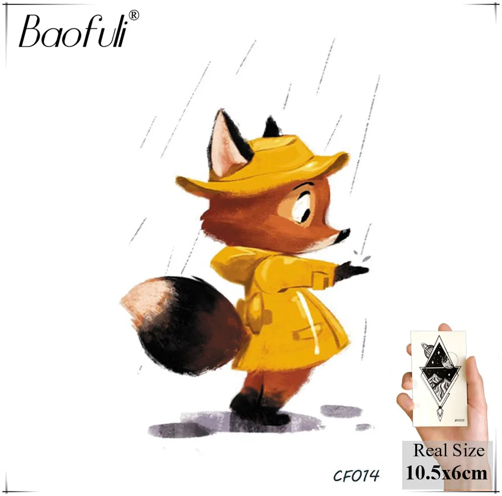 BAOFULI дети боди арт рука галактика Временные татуировки акварельные планеты