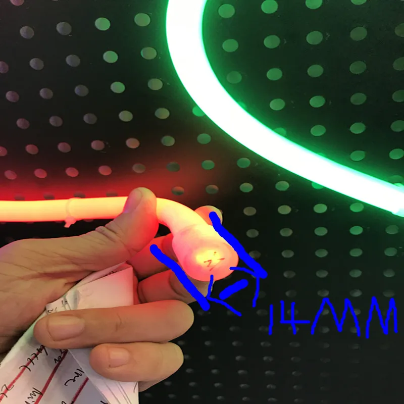 Светодиодный неоновая трубка Светодиодная лента 360 круглая 220 В переменного тока