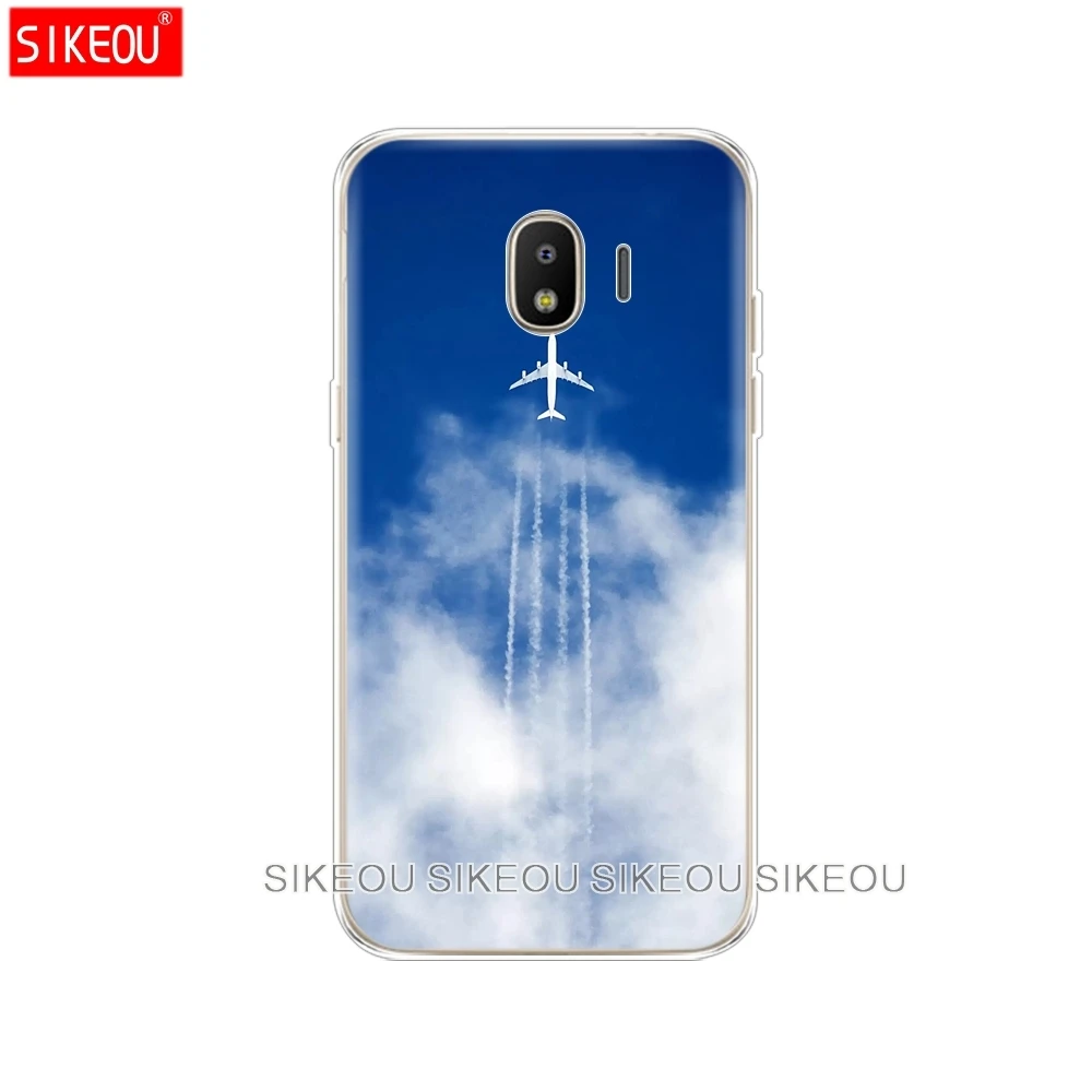 Силиконовый чехол для телефона Samsung Galaxy J3 J5 J7 2017 J330 J530 J730 PRO j2 2018 самолет Летающий