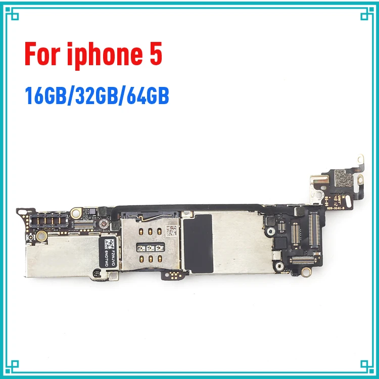 Хорошая рабочая материнская плата для iphone 5 5G 16g 32g 64g ROM разблокированная полная