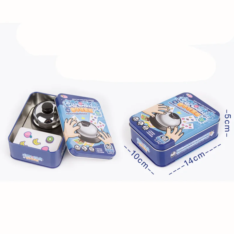 Горячая 2 вида Halli Galli настольная игра 2-6 игроков семья фруктовый Экстремальная версия с металлическим колокольчиком скорость действия игры