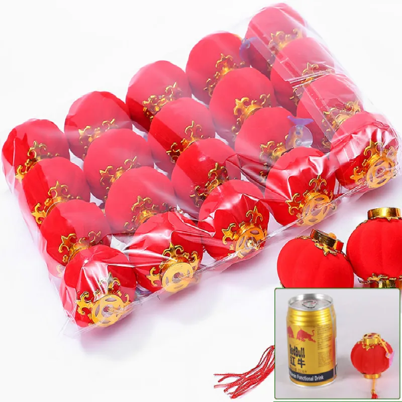 

New 5.5cm (16pcs/pack) Round Red Chinese Lantern paper lantern Chinese New Year Decorations Party Decorations lanterne chinoise