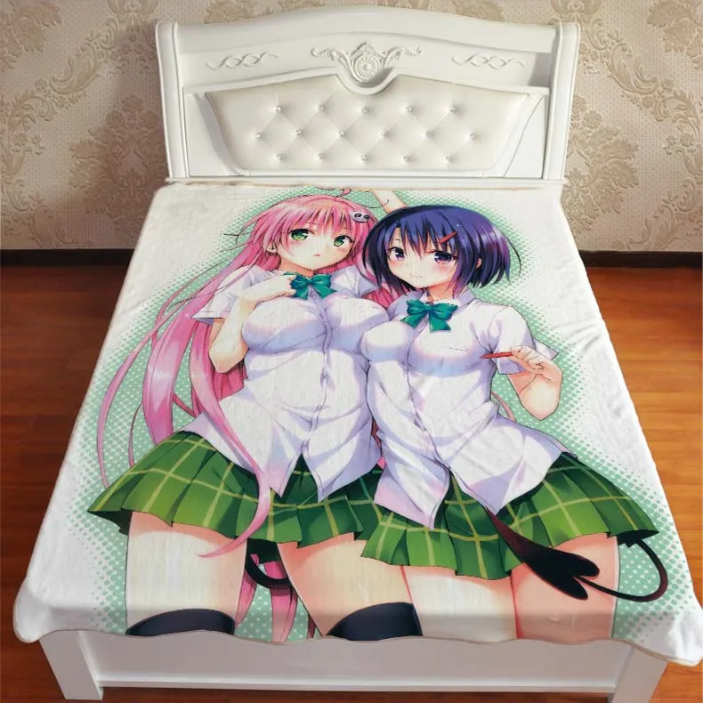 Аниме Манга To Love Ru Throw покрывало 001 | Дом и сад