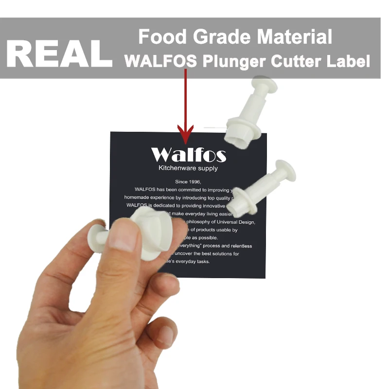 WALFOS 3 штуки помадка камедь паста кекс форма Любовь Сердце печенье Плунжер резак