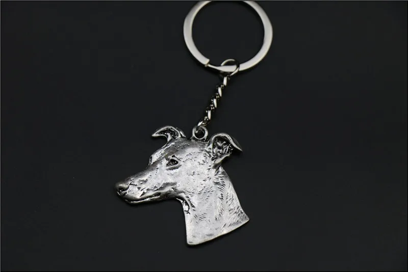 G. SKY Whippet Dog брелок популярный ITALLAN Greyhound Dog ручной работы, украшенный резным брелоком, брелок для ключей, быстрая