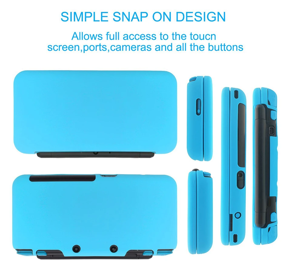Силиконовый чехол-ручка для kingd New 2DS LL/XL пылезащитный Противоскользящий защитный силиконовый чехол с защитой от царапин аксессуары для игр