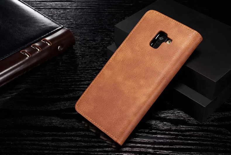 Для samsung A50 A40 A70 чехол для телефона из натуральной кожи на магните Чехол-кошелек с подставкой Fundas для samsung Galaxy A7 A8 A9 A6 Plus