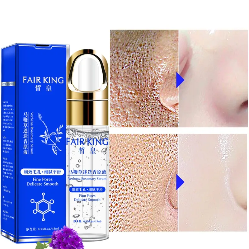 

New Shrink Pores Moisturizing Verbena Face Serum Rosemary Essence Anti-aging Whitening Repair Skin Lifting Firming Skin Care