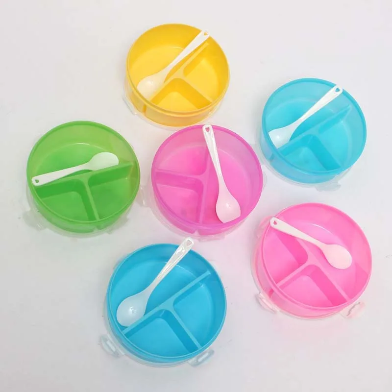 Безопасная пластиковая миска для еды из ПП Детская кружка закусок герметичная