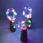 Рождественская светодиодная гирлянда, 1 м, 10 светодиодов, медная проволока, Сказочная гирлянда с питанием от батареи, украшение для праздника, свадьбы, вечеринки