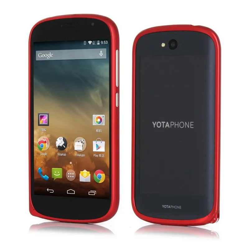 Для Yota Phone 2 чехол Роскошный ультра тонкий металлический алюминиевый каркас бампер чехол для Yotaphone 2 защитный чехол для мобильного телефона