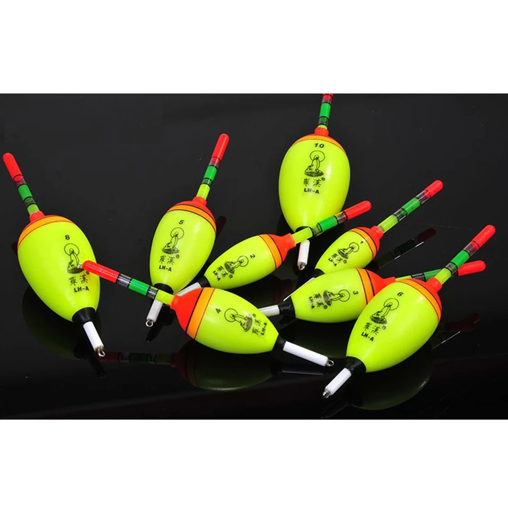 5 шт./лот EVA светящаяся плавающая наживка различные размеры наружная для рыбы