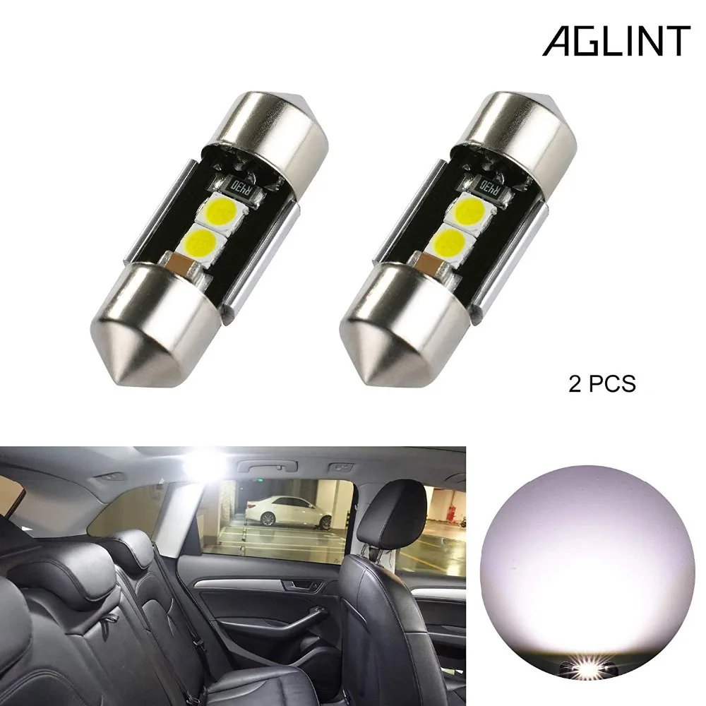 AGLINT 2 шт. Festoon C5W 31 мм CANBUS без ошибок авто Светодиодная лампа для салона освещение