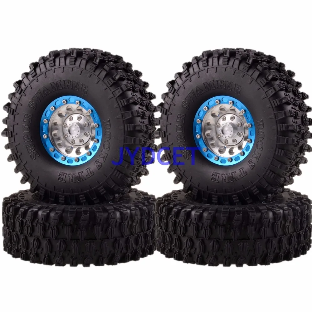 1060-7037 Рок Гусеничный 1 9 &quotBeadlock Колесные диски и 120 мм супер Swamper шины для 1/10 модели