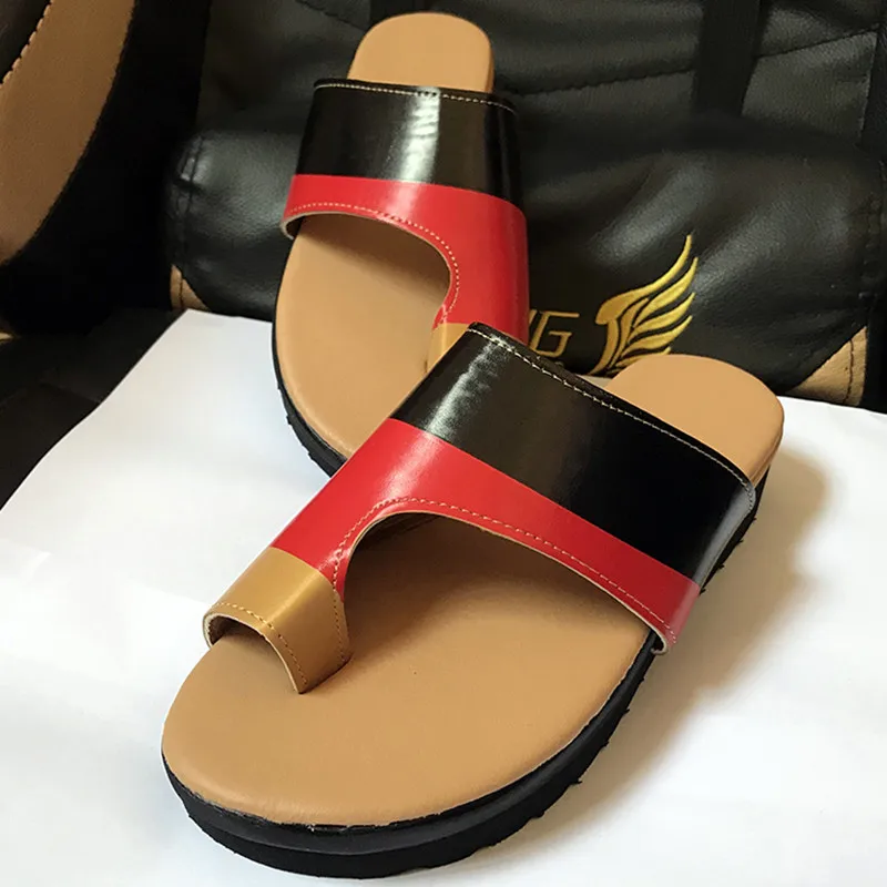 Женские шлепанцы из ПУ кожи вечерние Далии на танкетке плоская подошва сланцы с