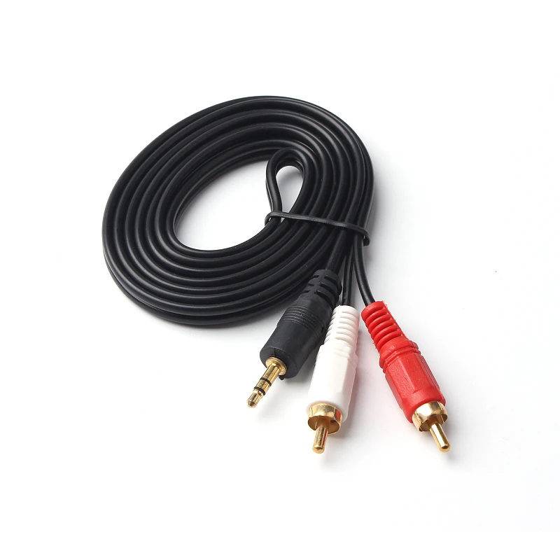 Коаксиальный аудиокабель ult best с разъемом 3 5 RCA штекер мм на 2RCA кабели AUX для Edifer