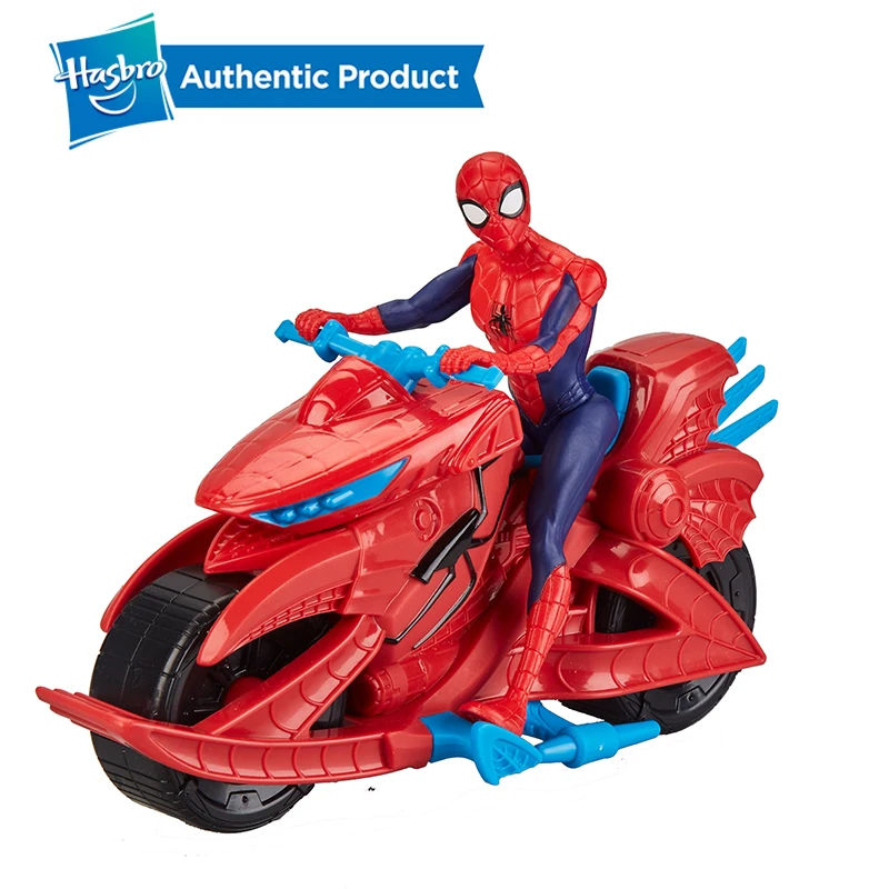 Hasbro Marvel Фигурка Человека-паука с велосипедные игрушки для детей в возрасте 4 лет и