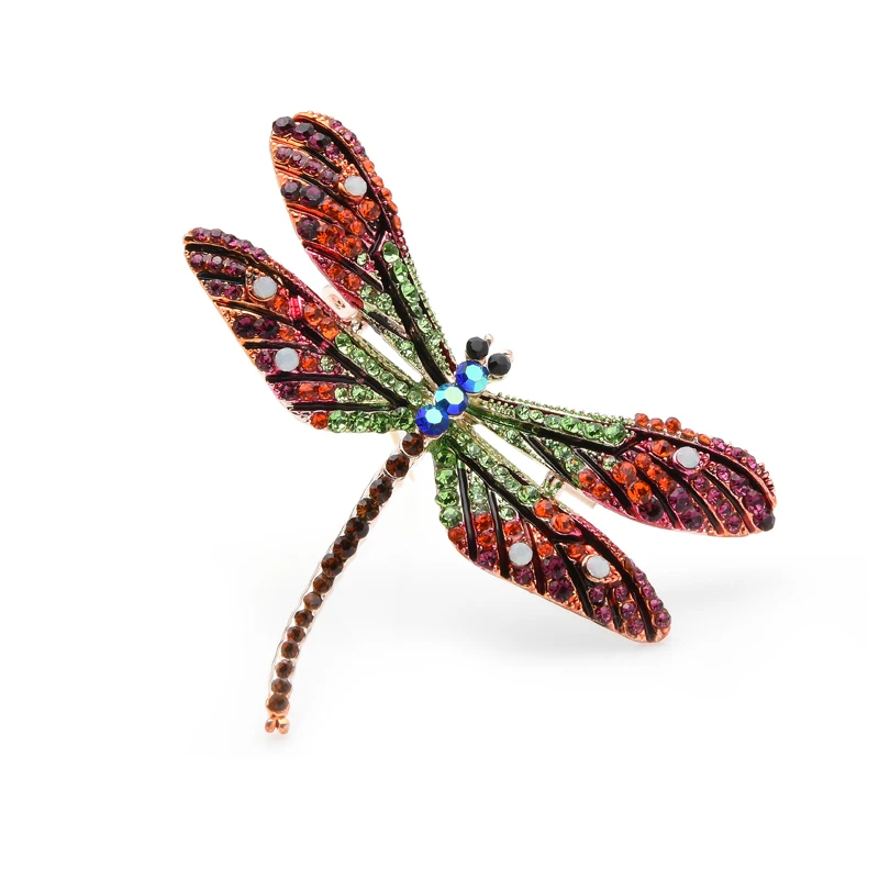 Inokeey Sparkling Full Multi-color Rhinestones Brooch Pins For Women Bouquet Scarf Buckle 2019 New Hot Jewelry Gift | Украшения и