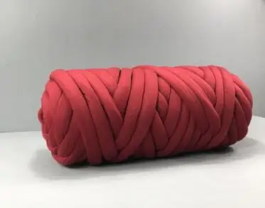 red Новинка, супер толстая натуральная мериносовая шерсть, толстая пряжа, войлочная шерстяная фитильная пряжа для прядения, ручная пряжа, зимняя теплая пряжа - Цвет: red