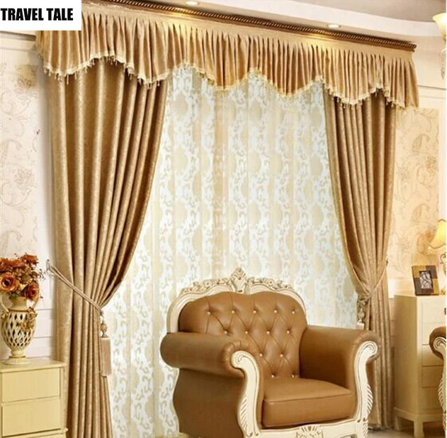 Затемняющая занавеска VESCOVO европейские классические высококачественные