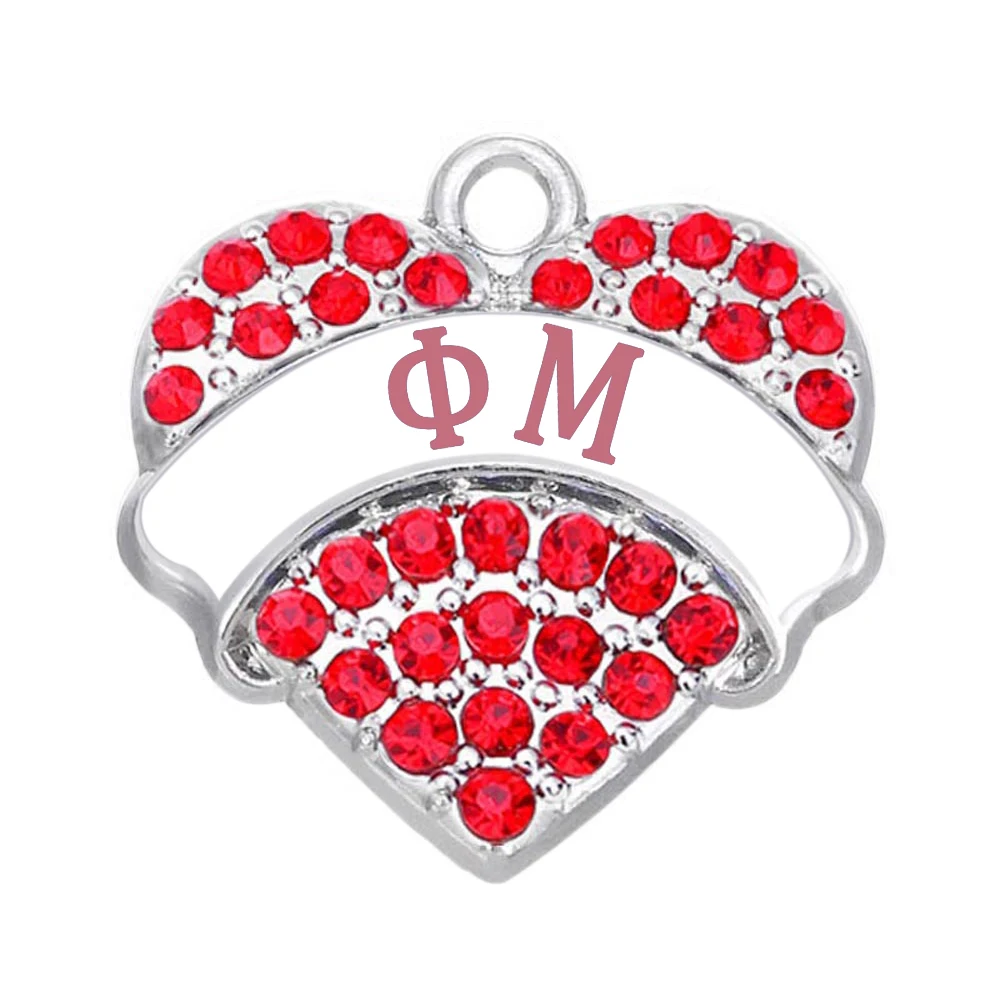 Популярные университеты Греция логотип PHI MU Очаровательная металлическая