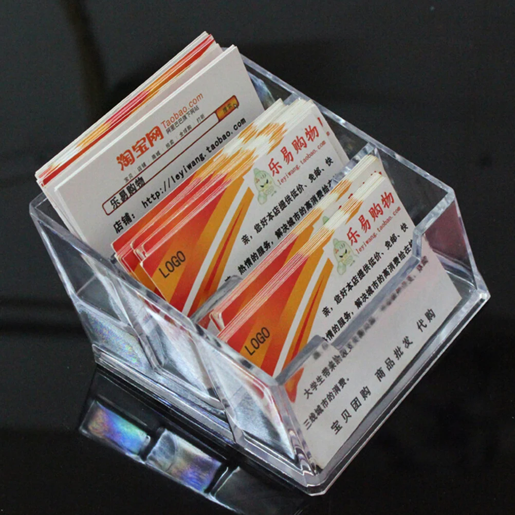 Акриловая настольная подставка для удостоверения личности 2/3 уровня пластиковая