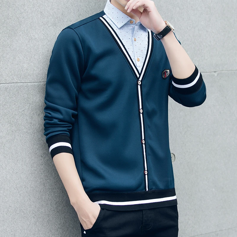 Флисовая и утолщенная зимняя теплая рубашка мужской костюм из двух предметов с