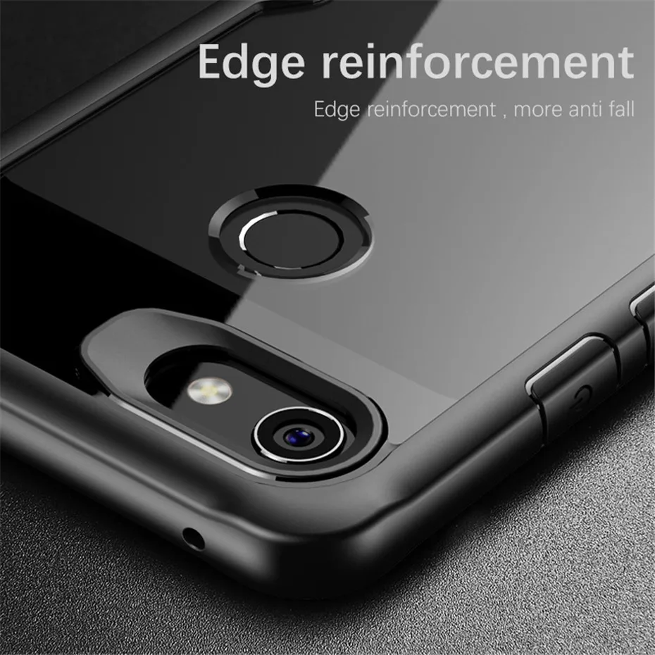 For Google Pixel 2 2XL 3 XL Case Luxury Slim Soft Silicone Frame Transparent PC Back Cover 3a 3XL Lite Coque |