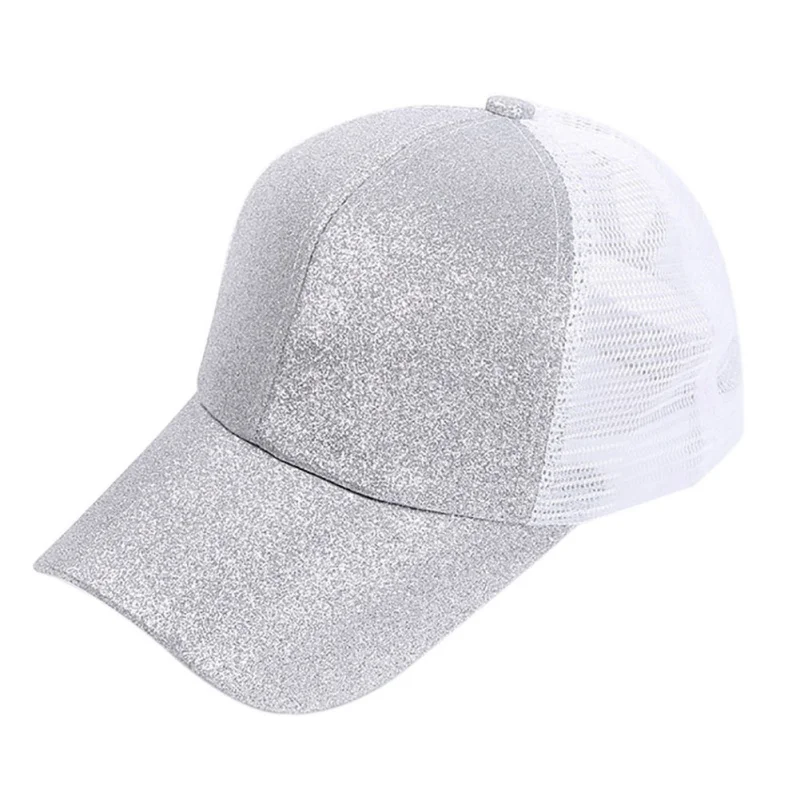 

2019 New Solid Color Sunshade Mesh Cap Ponytail Cap Comfortable Breathable Cool High Quality Outdoor Sports Travel Hat
