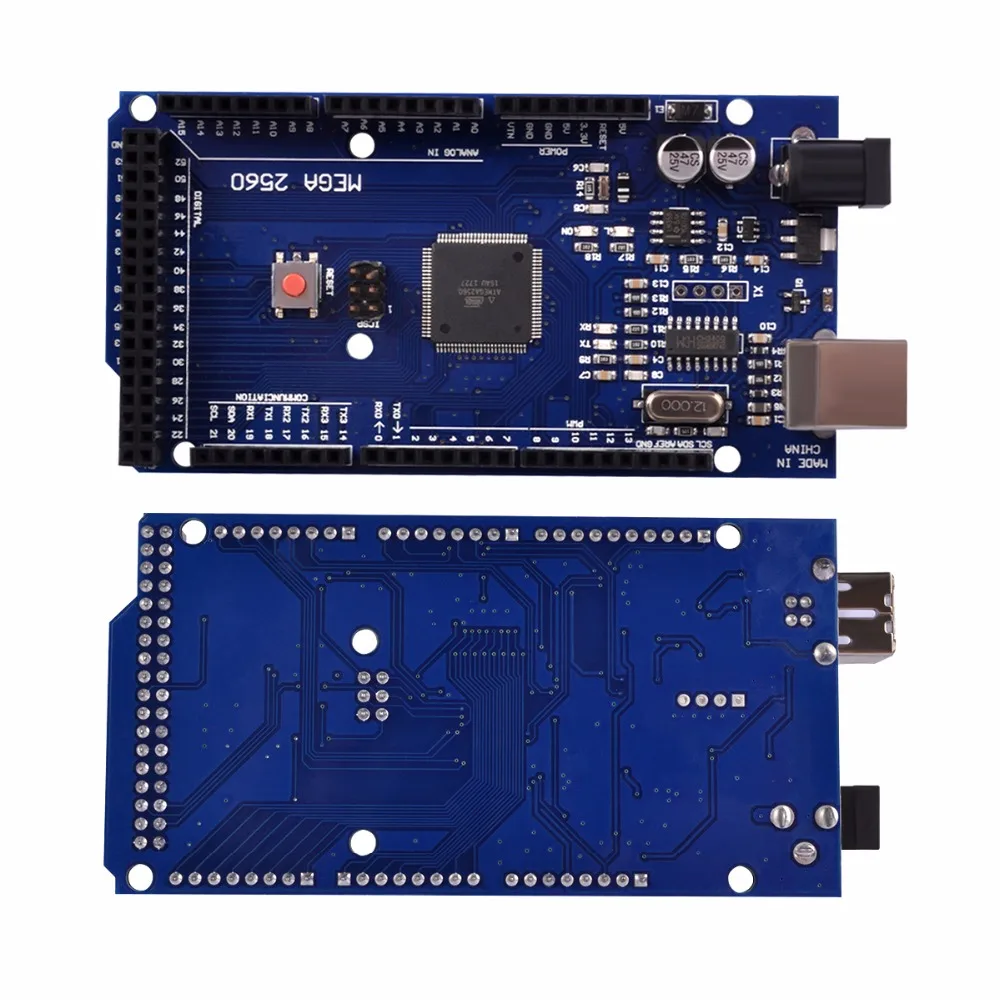 10 шт. Мега 2560 доска R3 Mega2560 REV3 (ATmega2560 16AU CH340G) совместимых плат для Arduino uno с USB