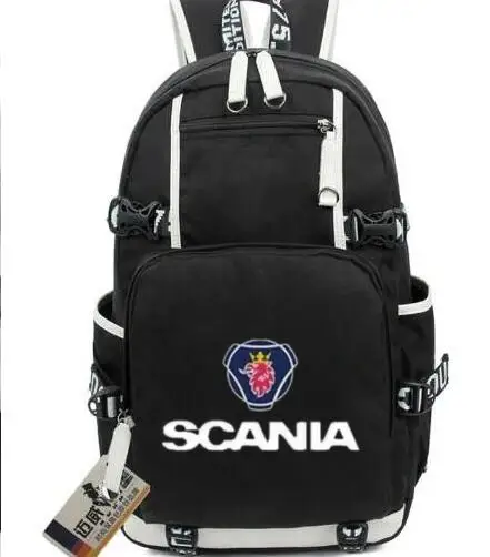 SCANIA рюкзак рюкзаки для девочек подростков Женская дорожная сумка на плечо холщовая Мужская школьная сумка для ноутбука