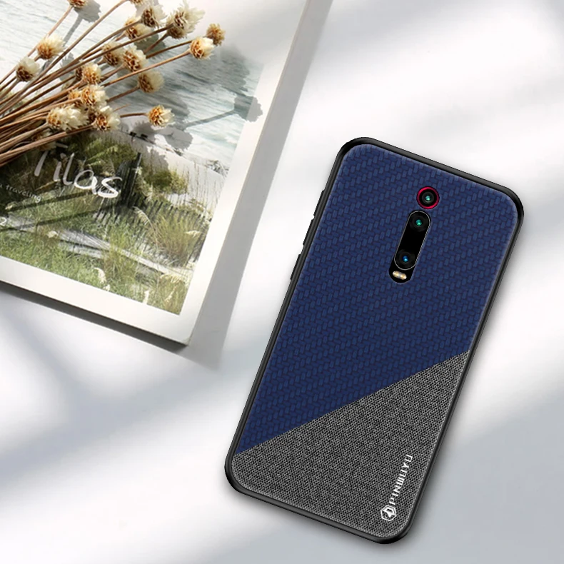 PINWUYO для Xiaomi mi 9 T/mi 9 T Pro Жесткий чехол из поликарбоната+ тканевая задняя крышка Чехлы для Xiaomi mi 9 T Pro полный защитный чехол для телефона
