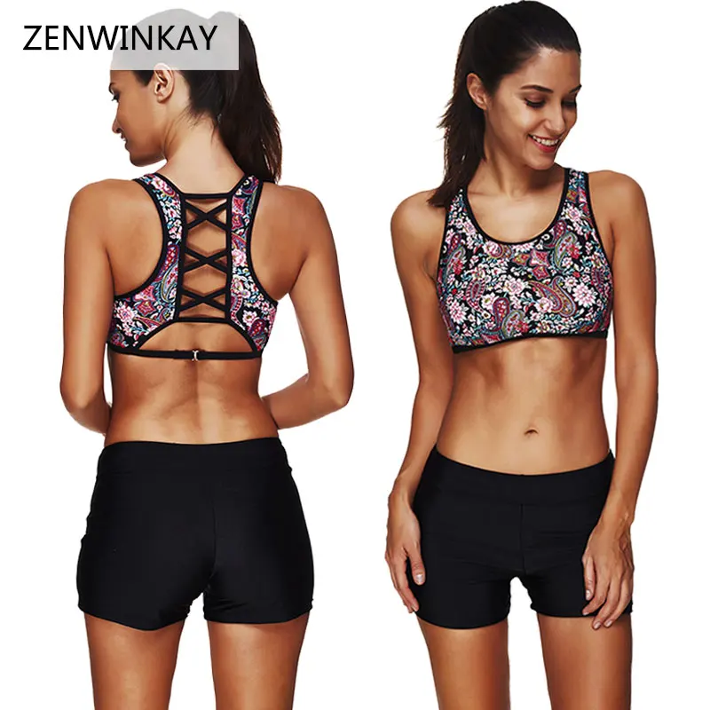 2019 женская летняя одежда для плавания женские Танкини больших размеров женский