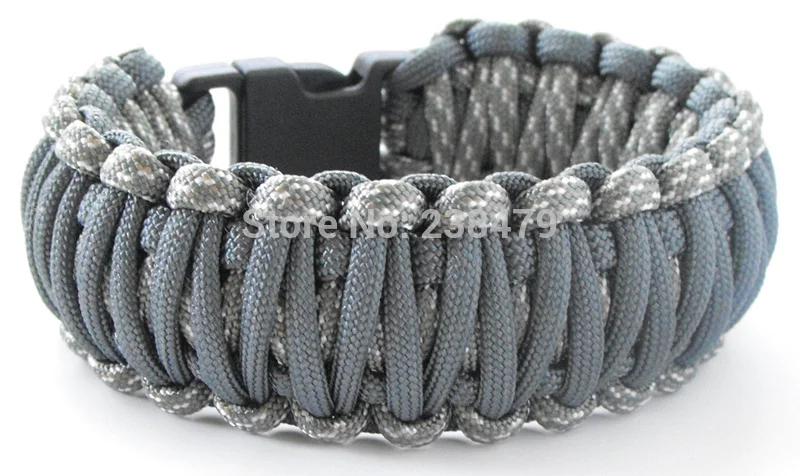 King Paracord браслет выживания (550 фунтов протестированный шнур) 6 размеров запястья 12