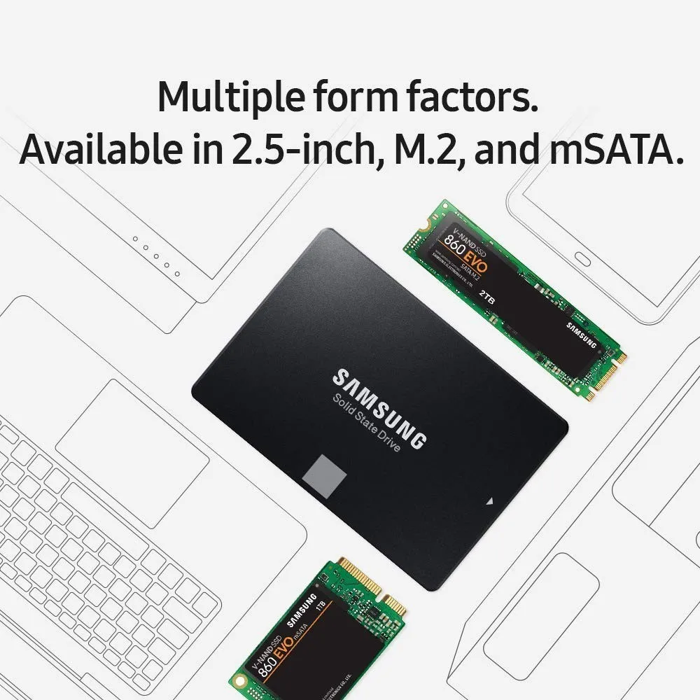 Внутренний твердотельный накопитель SAMSUNG SSD 1 ТБ 860 EVO 250 ГБ 500 Гб HHD жесткий диск ssd