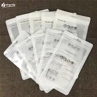 Bright glossy White Целостность 100 шт. цвета: белый/черный прозрачный пластиковая застежка-молния в розницу поли мешки для хранения Бакалея ремесло электронный само герметичная упаковка - Цвет: Bright glossy White