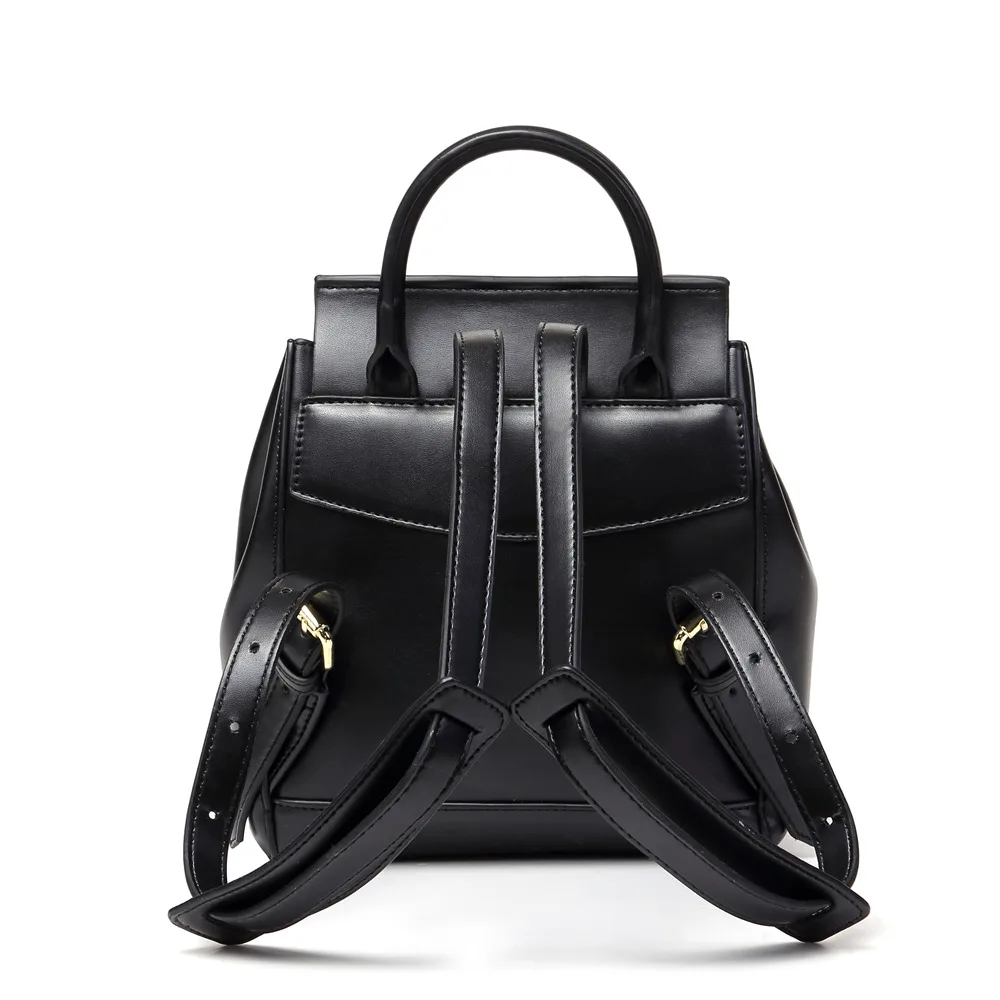 Бизон джинсовые Винтаж рюкзак Для женщин кожа женский бренда небольшой школьная